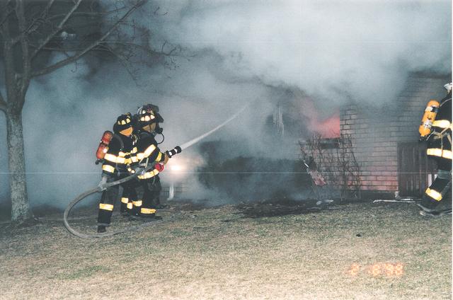 Fire on Twilight Walk 1-8-98