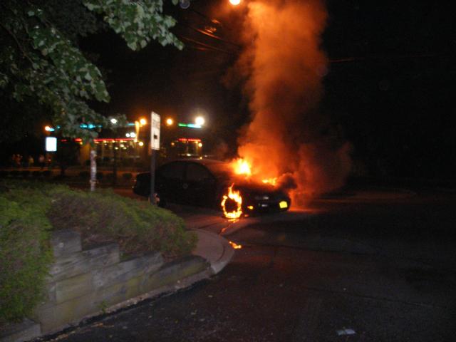 Car Fire on Main Street 5-25-10