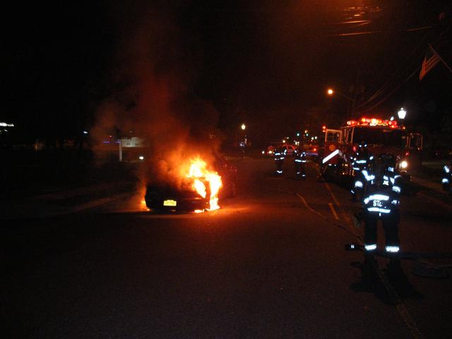 Car Fire on Main Street 5-25-10