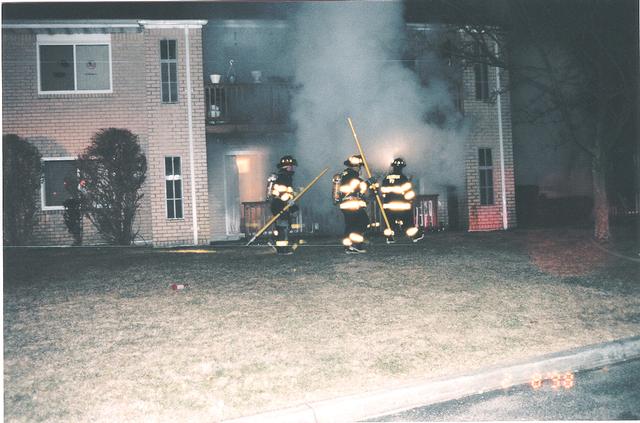 Fire on Twilight Walk 1-8-98